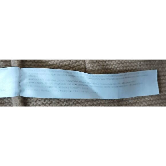 Twin set Simona barbieri womens large camel tan wool cashmere sweater jacket - Picture 8 of 8